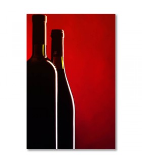 Cuadro botellas de vino