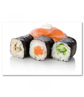 Cuadro sushi nigiri y maki