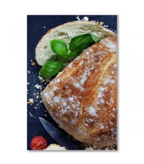 Cuadro pan artesanal rustico