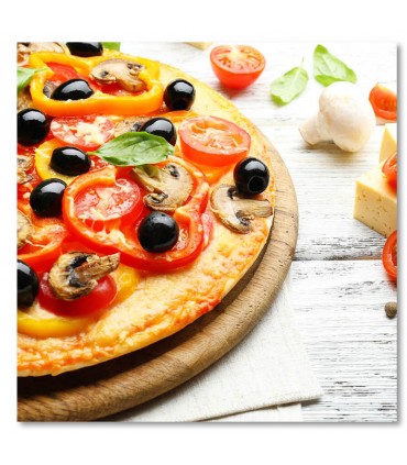 Cuadro pizza vegetariana