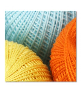 Cuadro ovillos de lana