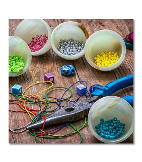 Cuadro taller de bisuteria