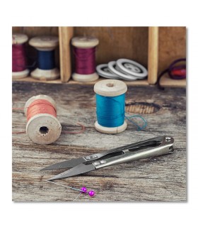 Cuadro costura vintage para merceria y taller