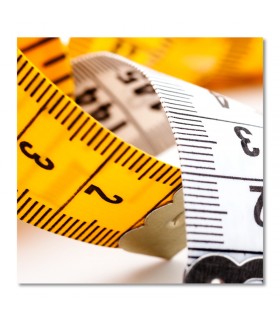 Cuadro cinta metrica para merceria y taller