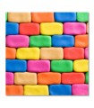 Cuadro papeleria plastilina de colores para colegios y papelerias