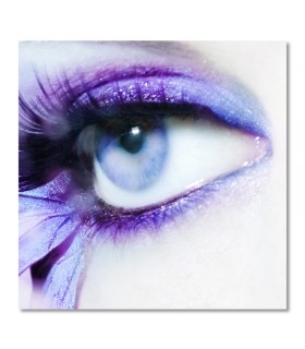 Cuadro peluqueria ojo mariposa para salones y academias