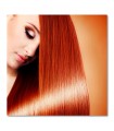 Cuadro peluqueria cabello rojo liso para salones modernos