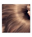 Cuadro peluqueria cabello liso marron para salones y academias