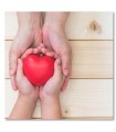Cuadro sanidad manos con corazón