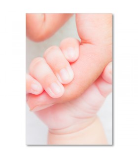 Cuadro sanidad mano de bebe y madre